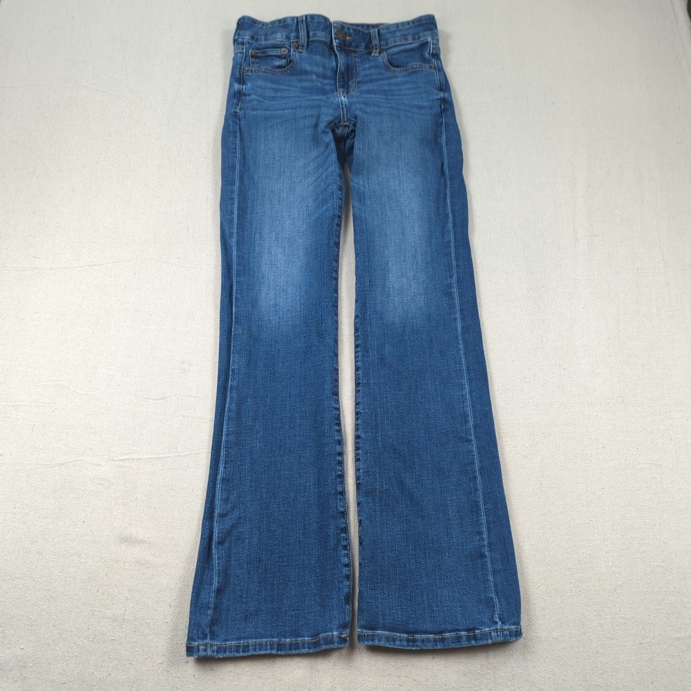 American Eagle Jeans Womens 2 Blue Favorite Boyfriend Boot Cut Stretch